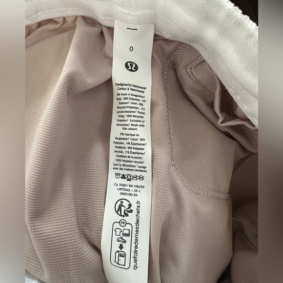 NWT Lululemon Pace Rival High-Rise Shorts 3” -White | Size 0 Summer 2025 Release - Picture 10 of 10